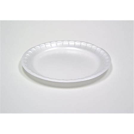 Pactivoration Pactiv Corporation Foam White Plate, 6 in., 1000PK YTH100060000