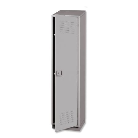 Pucel Personal Locker, 18 in W x 75 in H x 18 in D, Light Blue PL-1875-1