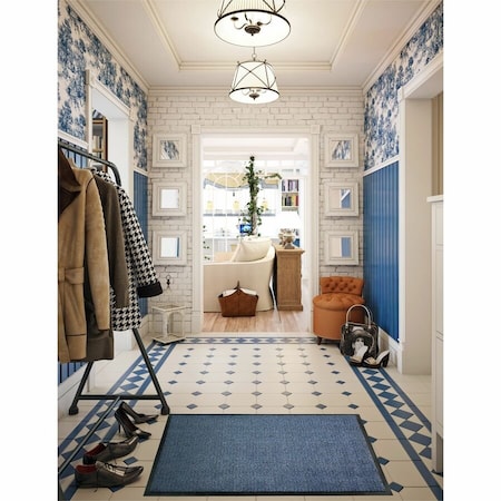 Doortex Door Mat, Blue, 36 in W x FR49150DCBLV