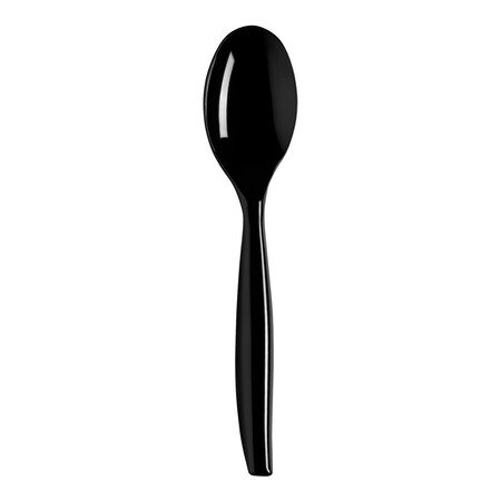 Smarty Had A Party Black Plastic Serving Spoons, 144PK 2650B-BLK-CASE