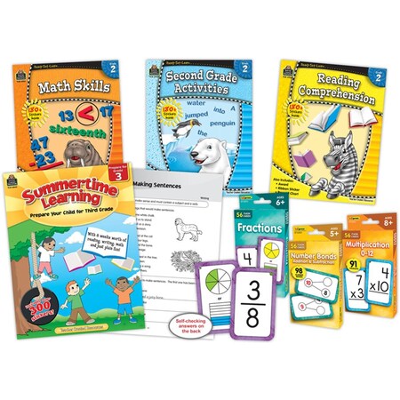 Teacher Created Resources Learning at Home Grade 2 Plus Kit, Multi Color TCR32400