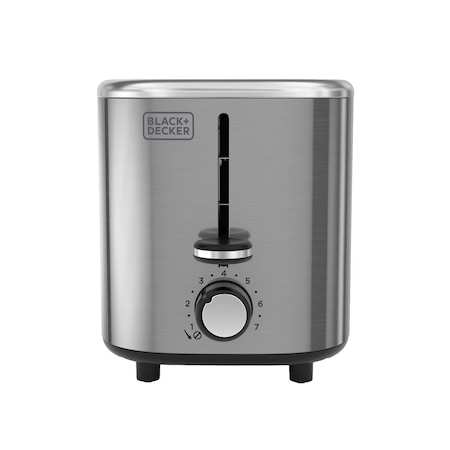 Black+Decker Stainless Steel Silver 2 slot Toaster 8.03 in. H X 7.2 in. W X 11.88 in. D TR0011SSA