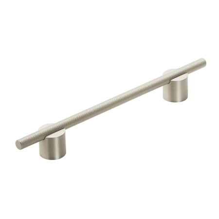 Amerock Transcendent 6-5/16 in 160 mm Center-to-Center Silver Champagne Cabinet Pull BP7414160SCSC