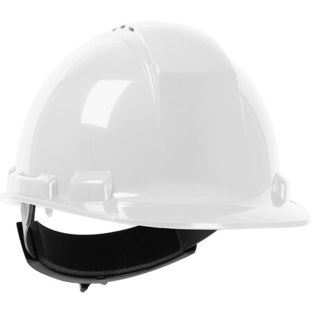 Dynamic Vented, Cap Style Hard Hat w/HDPE Shell, 4-Point Textile Suspension and Wheel Ratchet Adj. 280-HP241RV-01