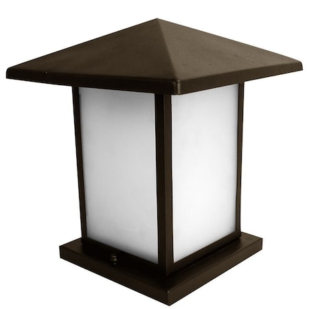 Westgate SMALL PIER-MOUNT 6in BASE 9in HEIGHT, 12W 30/40/50K OIL-RUBBED BRONZE, 30K/40K/50K PML-S-MCT-ORB