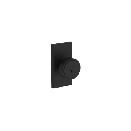 Baldwin Residential Door Knobs Keyed Entry Reversible Satin Black ENVASCFR190