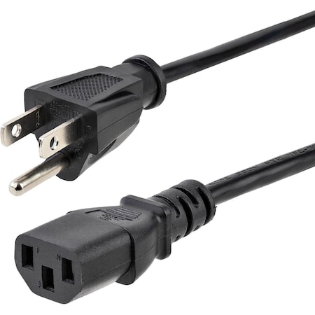 Ezgeneration 6 ft. - 5-15P to C13 Power Cord EZ2939034