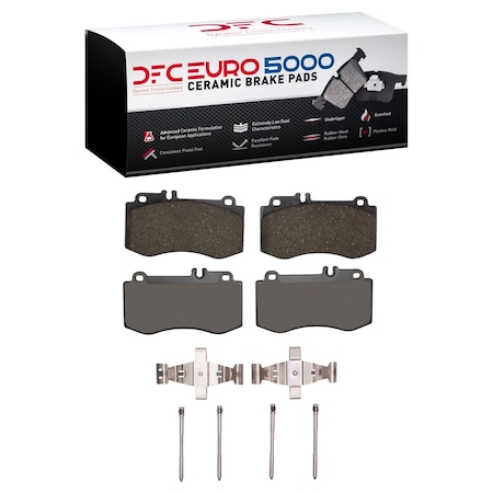 Dfc 5000 Euro Ceramic Disc Brake Pad Set,  1600-1420-01
