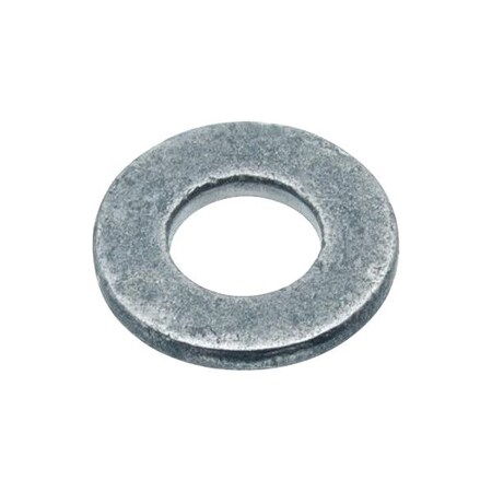 Zoro Select Flat Washer, For Screw Size #2 , Aluminum Plain Finish, 5 PK WASB#2NAL