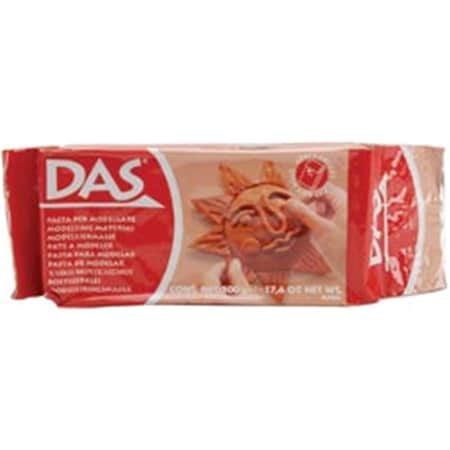 Prang 452949 Das Air Dry Clay 17.6 Ounces-Terra Cotta 387100