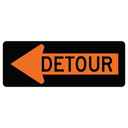 Sign Solutions Usa Traffic Sign, 48 in Width, Aluminum Sign, Horizontal Rectangle DUS10WZO4818M4-10L