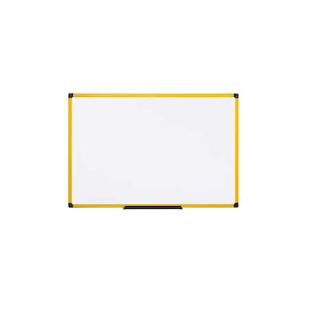 Coolcrafts Industrial Gold Ultra Magnetic Lacquered Steel Board Yellow Maya Frame, 36 x 48 in. CO1529016