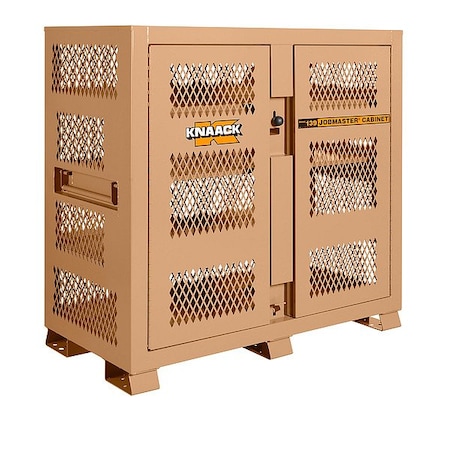 Knaack Jobsite Cabinet, Tan, 60x60x30 in, 1PK 139-MT-KL