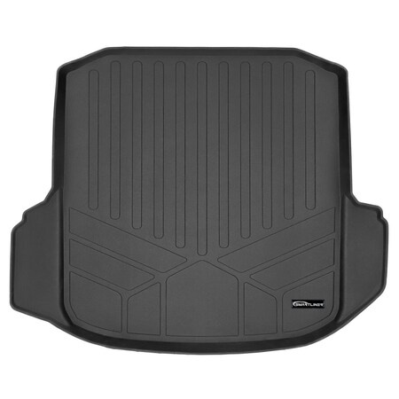 Smartliner All Weather Custom Trunk Floor Mat Cargo Liner for 2019-2021 Volkswagen Jetta, Black SD0429