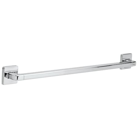 Delta Bathsafety 24 in Angular Modern Decorative Ada Grab Bar In Chrome 41924