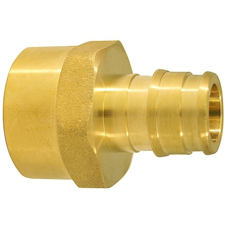 Apollo Valves Pipe Adapter, 12 in, PEXA Barb x FPT, Brass, 200 psi Pressure EPXFA1212