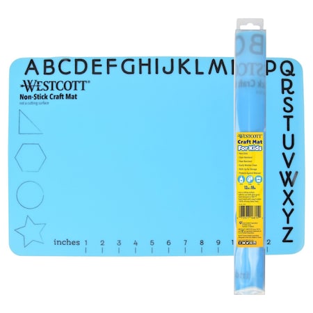 Westcott Projectmate Silicone Non-Stick Craft Mat, 12" x 18" 16815