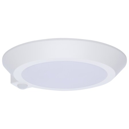 Nuvo 10 Inch LED Disk Light 27K/3K/35K/4K/5K CCT Selectable Occupancy Sensor White Finish 62/1821R1