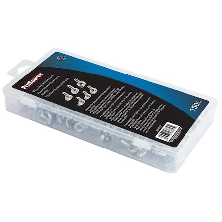 Prosource Wing Nut Assortment, 150-Piece 91129