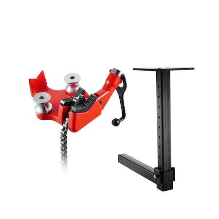 Vevor Screw Bench Chain Vise and Hitch Mount Vise Plate Holder 1/8-5 inch Capacity RG1204S5