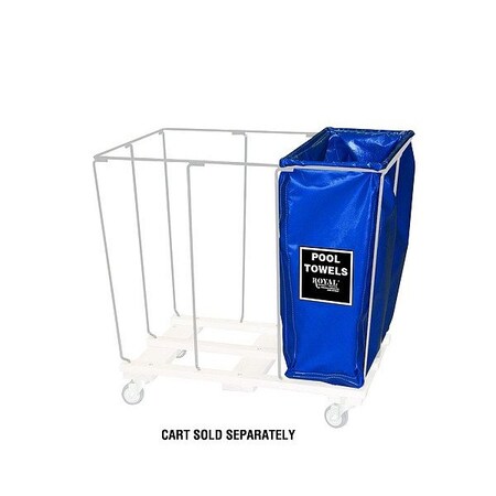 Royal Basket Trucks Drop-In Divider, 12" L, Blue G12-BBX-P3N
