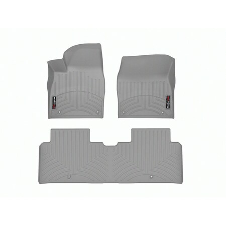 Weathertech Grey, Front and Rear Floorliners 461723-1-3