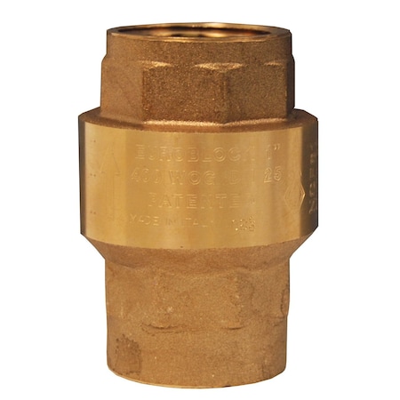 Dixon 1" FNPT Brass Spring Loaded Check Valve CV100