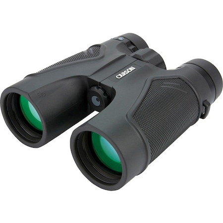 Carson General, Hunting, Nature Binocular, 8x Magnification, Roof Prism, 341 ft at 1000 yd Field of View TD-842ED