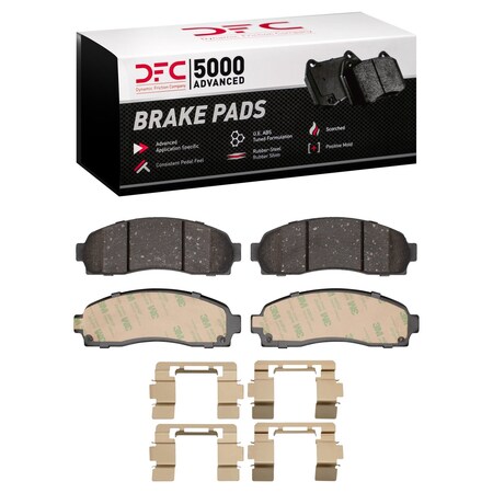 Dfc 5000 Advanced Disc Brake Pad Set, 1551-0833-01
