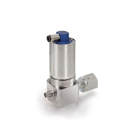 Ham-Let Actuated Valve, 2 Port UCV, 1/4 in, Short HM20-4VKLC-BW4GF4