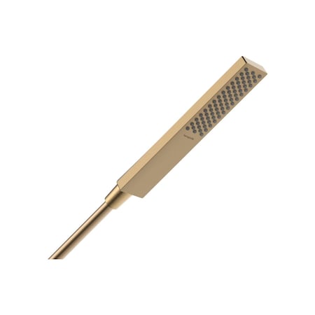 Hansgrohe Pulsify E Baton Handshower 100 1-Jet, 2.5 GPM in Brushed Bronze 24322141