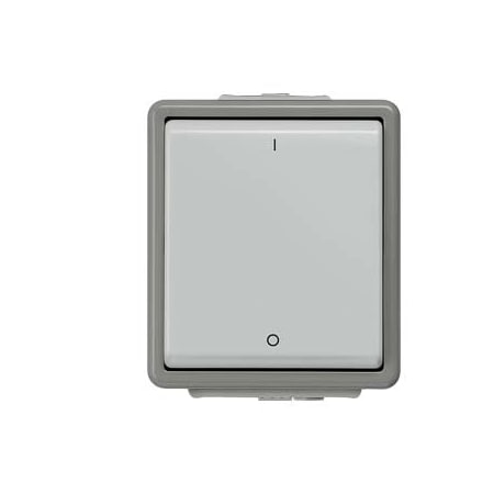 Siemens DELTA flAche IP44 AP Dark gray/light gray OFF switch 2-pole 5TA4702