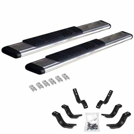 Repl. For Ford F-250 Super Duty With A Regular Cab Year 2012 Polished Stainless Steel Side Ste