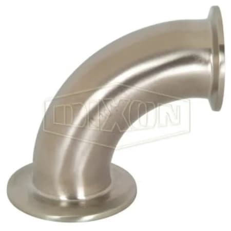 Dixon Non-Tapered 90Deg Clamp Reducing Elbow, 2 x 1-1/2 in, 304/304L SS, Domestic B2CM31MPG200150