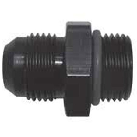 Fragola 495103-BL 0.75 x -8 AN 18 Port O-Ring Adapter, Black FRG495103-BL