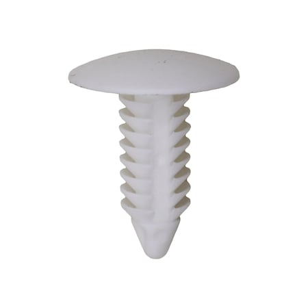 Auveco Trim Panel Retainer White Nylon, 25PK 19250