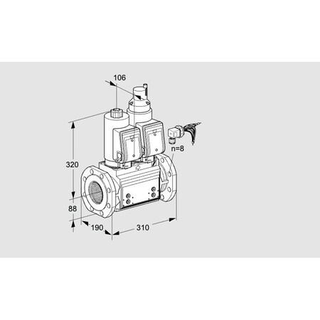 Honeywell Kromschroder VCS780F05NLWGRB/PPPP/PPPP KS88205353