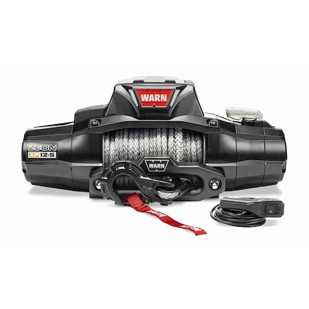 Warn Vehicle Mounted Recovery Winch 12 Volt Electric 12000 Lb Capacity Spydura Synthetic Rope 110120