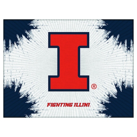 Holland Bar Stool Co University of Illinois 15"x20" Canvas Wall Art LCnvs1520IlliniU