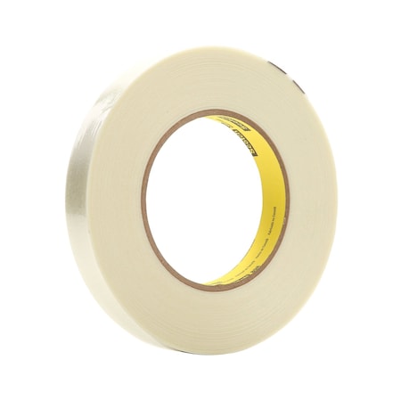 3M Strapping Tape, 6.6 mil Thick, 18 mm W x 55 m L, 3 in Core Dia., Clear 06897