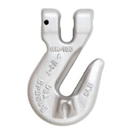 Crosby A-1338 Cradle Grab Hook, 1/2 in Trade, 15000 lb Load, 100 Grade, Clevis Attachment 1049444