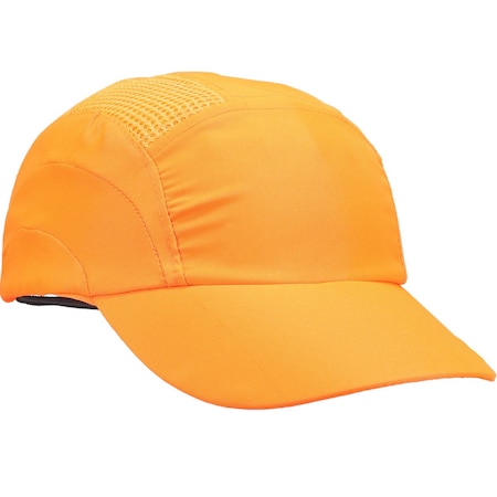 Pip BaseballHatBumpCap, 6-5/8to7-7/8, FluorOrg 282-AAL170-18