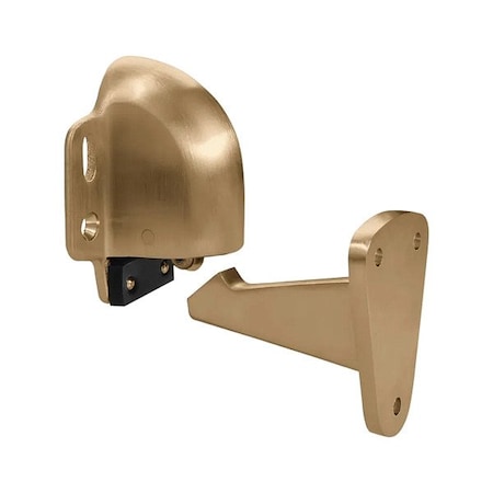 Rockwood Automatic Door Holder, Cast Brass, Brass 494.3