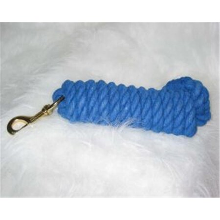 Hamilton Halter Co 3 4 Cotton Ld W Br Bolt Snap Blue 10 Feet - CL34B BL 211737