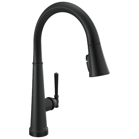 Delta Emmeline Single Handle Pull-Down Kitchen Faucet with Touch2O Technology 9182T-BL-DST