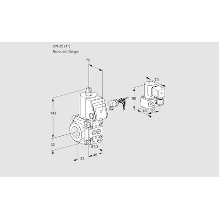 Honeywell Kromschroder VAS125/-R/NW KS88013203