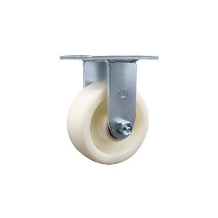 Service Caster 5 Inch Nylon Wheel Rigid Caster with Ball Bearing SCC-30R520-NYB