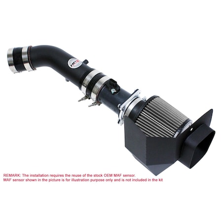 Hps Performance Air Intake Kit with Heat Shield, Black, 827-520WB