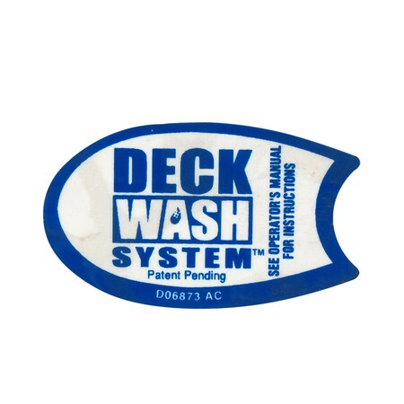 Mtd Label-Deck 777D06873