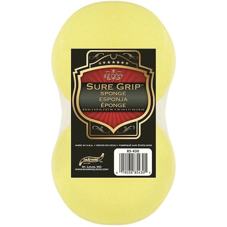 Sm Arnold Sure Grip Sponge, 8-1/2 in L, 4-1/2 in W, 2.7 in Thick, Polyether 85-430